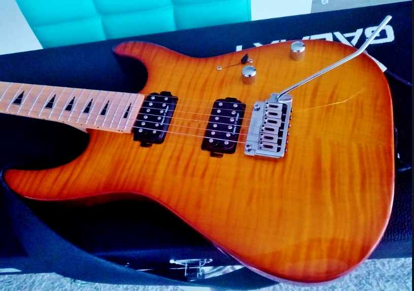 Custom Shop TRB-3 INVADER Guitar Honey Burst in case