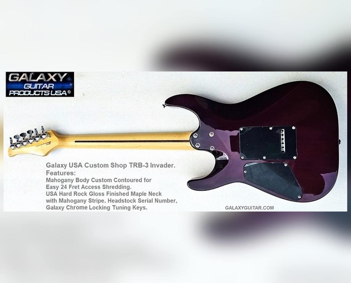 Galaxy TRB-3 Invader Purple Burst rear view