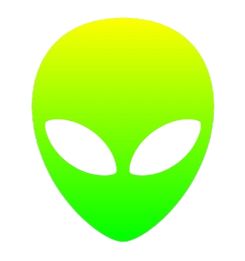 Galaxy green alien