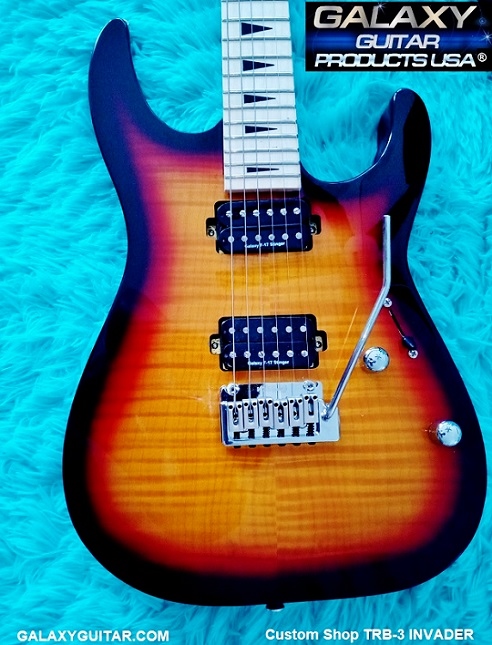 Cherry Sunburst with Flamed Maple Top